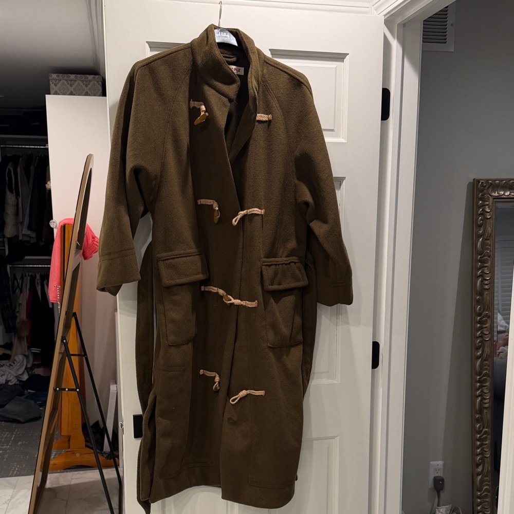 Free People Dark Olive Trench Coat